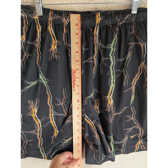 Nike Team Shorts Mens Medium Reversible Lightnight Black Gray Mesh Lined NO TAG - Picture 8 of 15